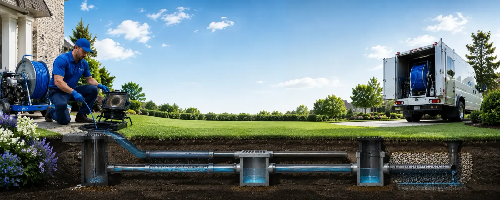 Outdoor drain cleaning information for Morris, IL